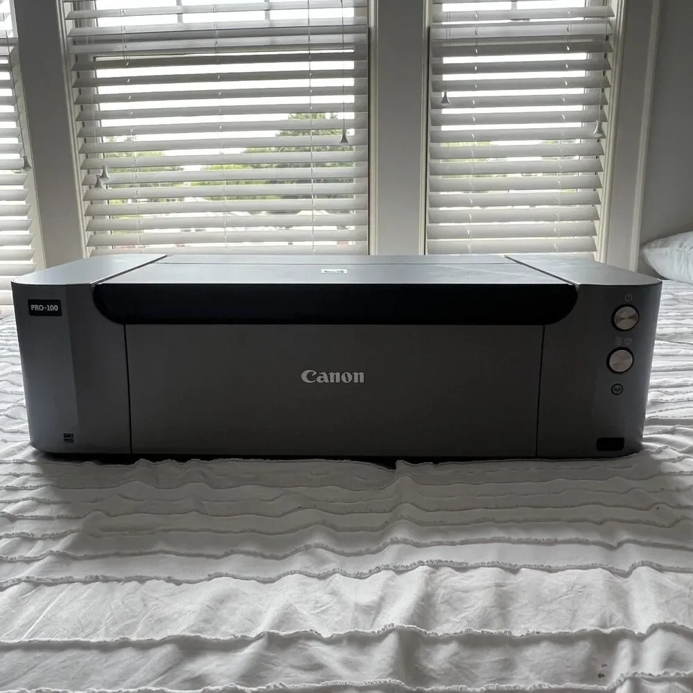 Canon PIXMA PRO-100 Inkjet Color Digital Photo Printer Tested With Ink Levels